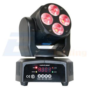 BY-9412 4X12W 6in1 RGBWA+UV LED Mini Wash Moving Head